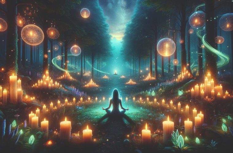 Meditácia pri sviečkach