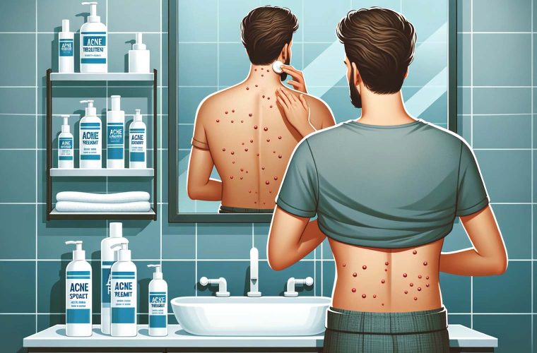Ako sa zbaviť akné a vyrážok na chrbte.