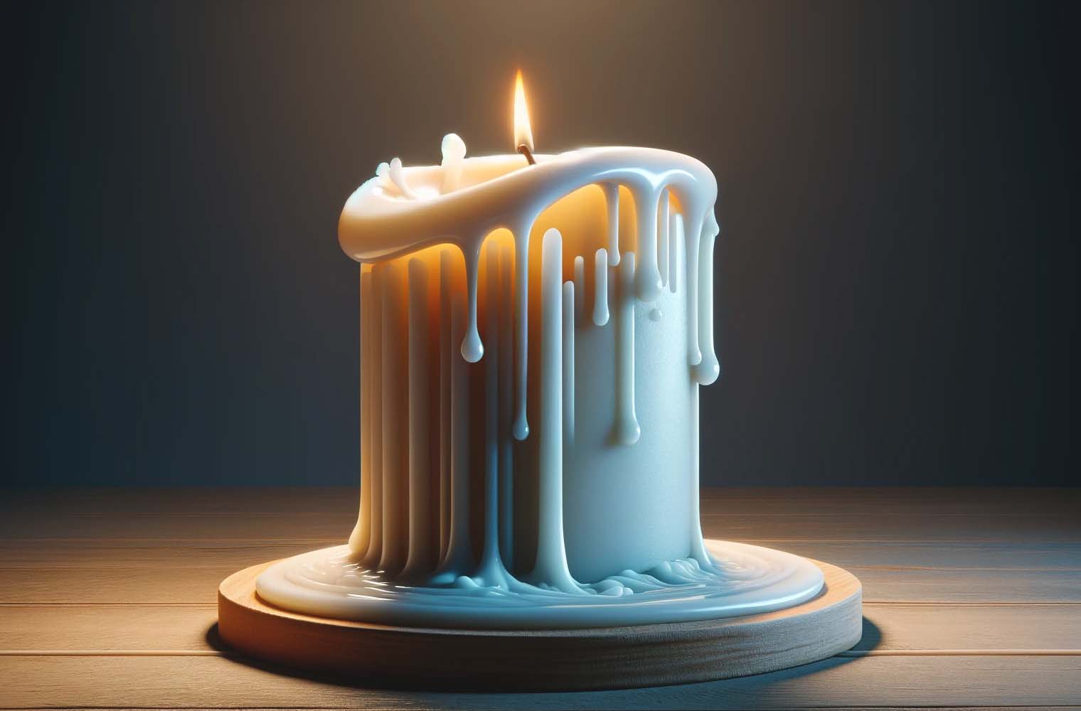 Ako sa vosk sviečky topí a roztápa