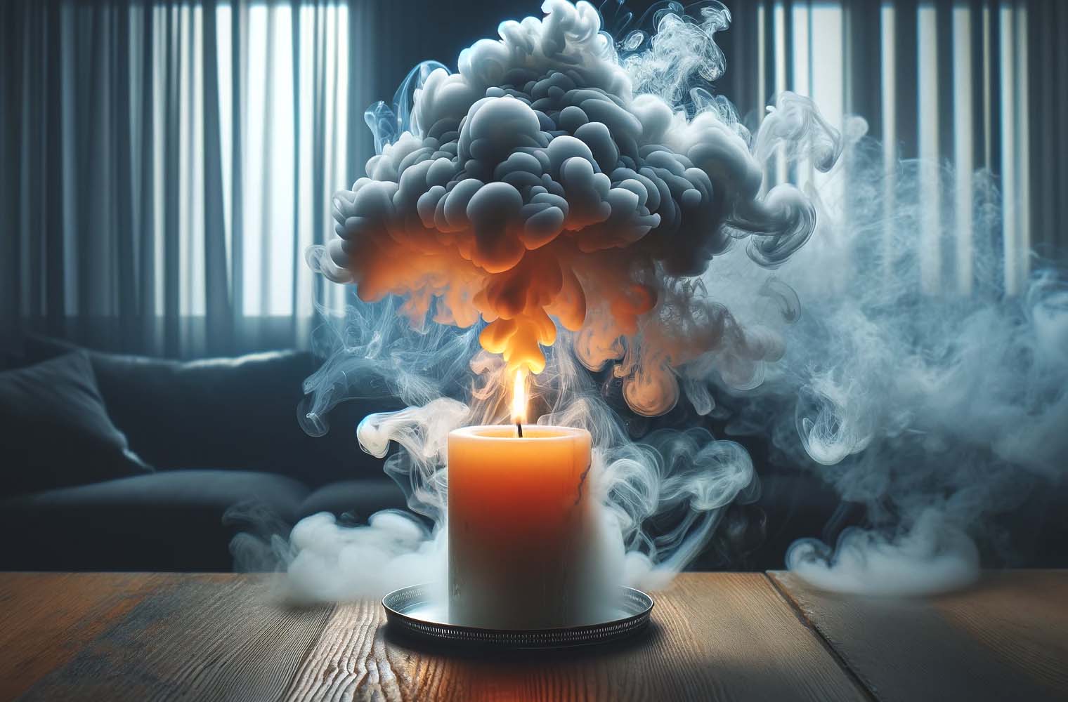 Je dym sviečky nebezpečný pre človeka