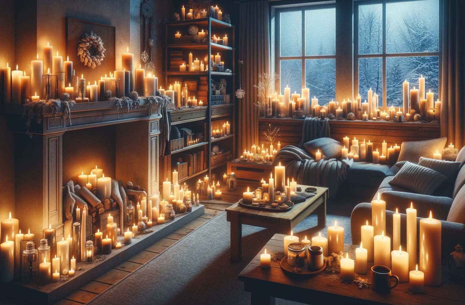 Môže sa sviečkami ohrievať a vykurovať miestnosť?