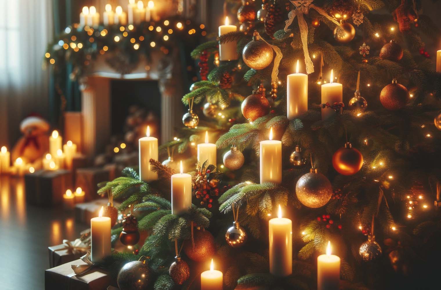 Sviečky na vianočný stromček