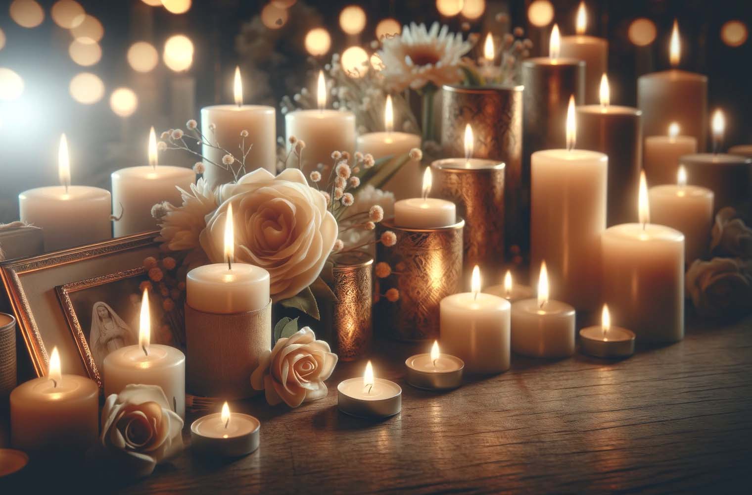 Sviečky pre zosnulých